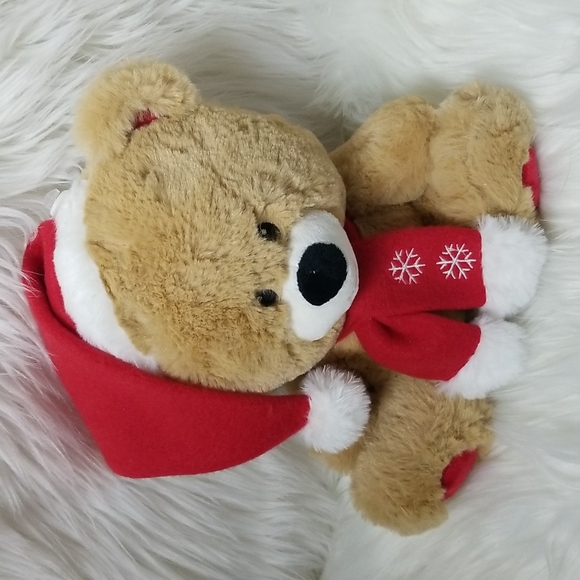 Christmas bear stuffed animal toy NEW - Picture 2 of 10
